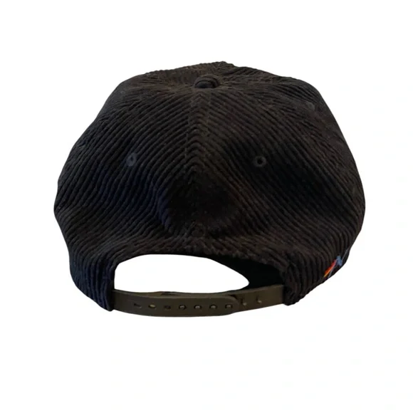 new Aviator Nation Bolt Vintage Corduroy black Trucker Hat - Picture 9 of 12